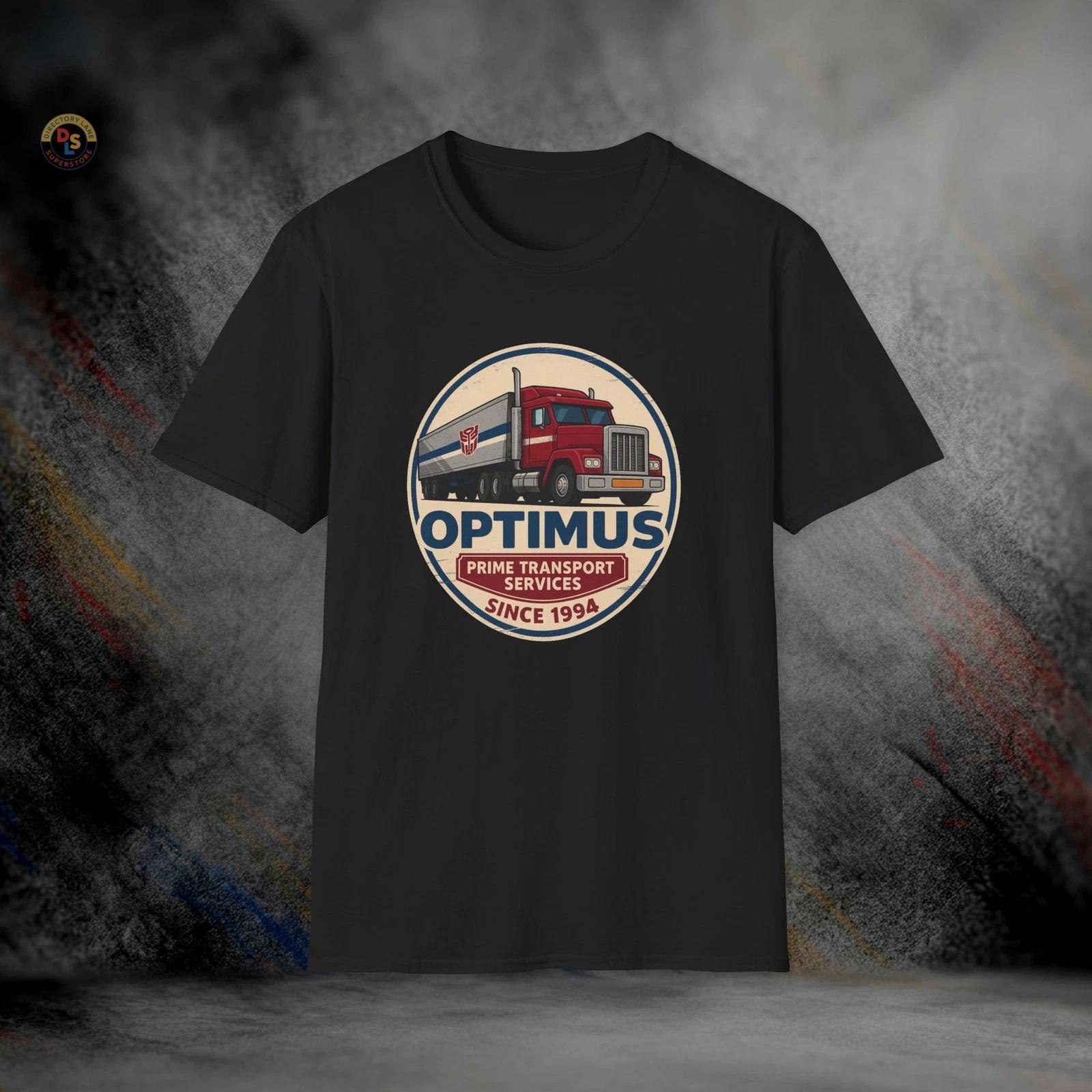 Optimus Prime Transport Services T-Shirt | Softstyle Tee XS