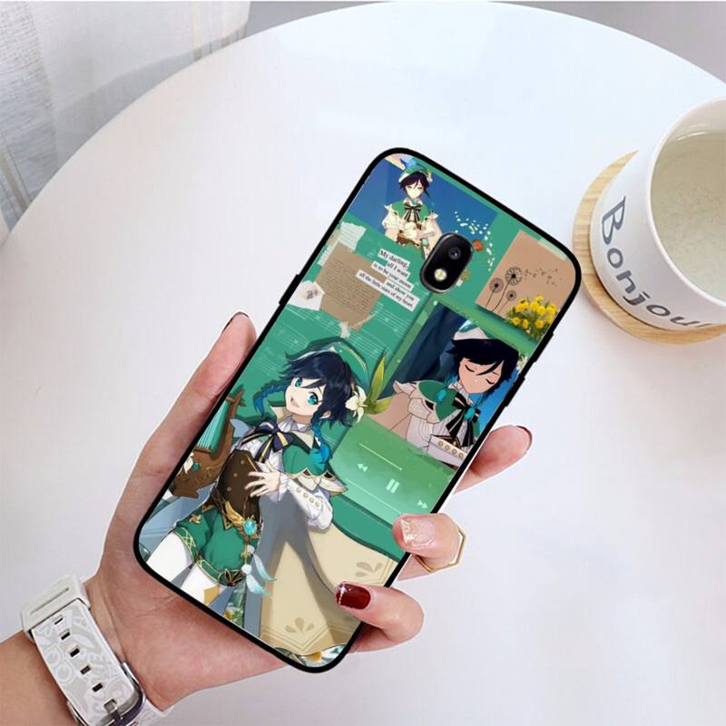 Hra Genshin Impact Venti roztomilé pouzdro na telefon pro Samsung Galaxy J7 PRIME J2Pro2018 J4 Plus J5 PRIME J6 J7 Duo Neo J737 J8