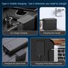 Battery Charging Case Storage Organiser For 2A 3A Rechargeable Batteries Type C Portable Charging Anti Slip Design