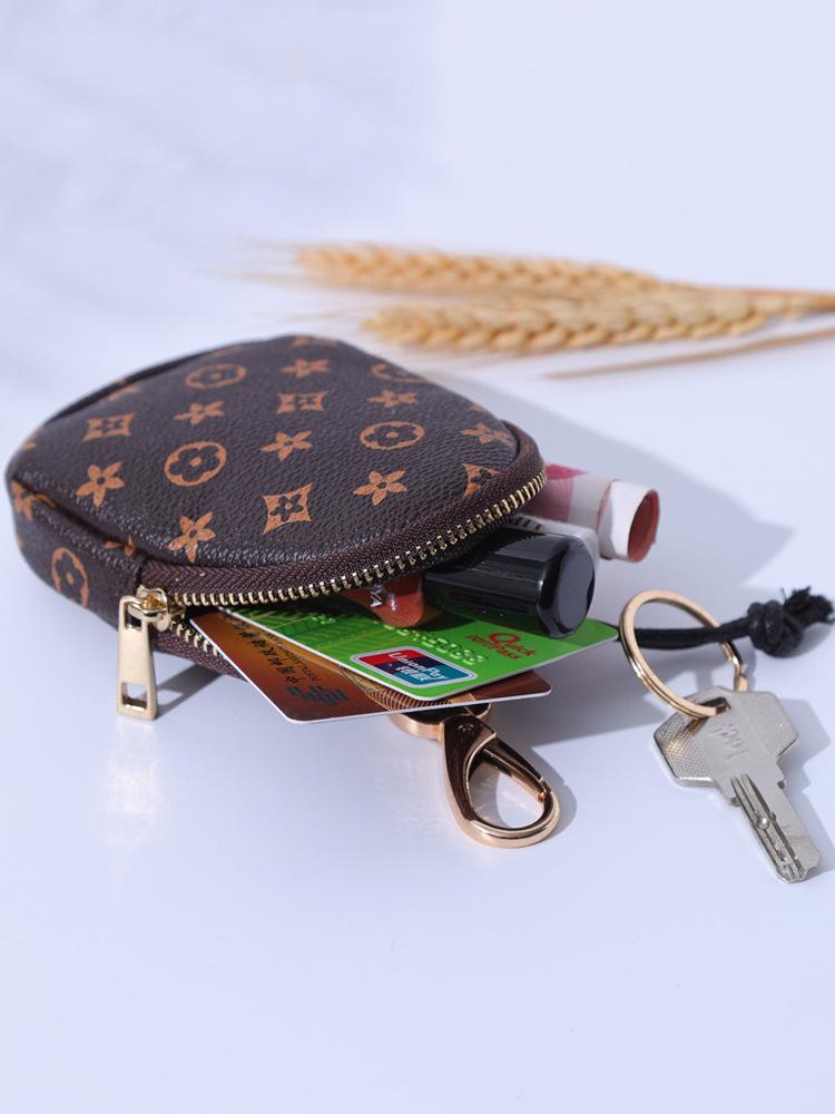 Women's 2024 Mini Multifunctional Key and Card Holder with Coin Purse