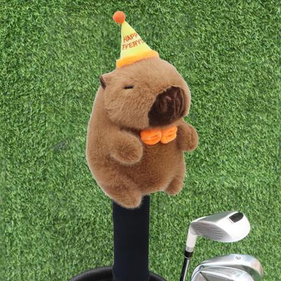 Housse en peluche Capybara pour bois de parcours, manchon de protection contre les rayures