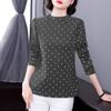 Women S Plus Size Long Sleeve Thermal T Shirt For Middle Aged Mom Warm Casual