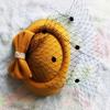 Fascinators Hat for Women Ladies 20s 50s Vintage Pillbox Hat Bridal Wedding Cocktail Tea Party Headwear with Veil
