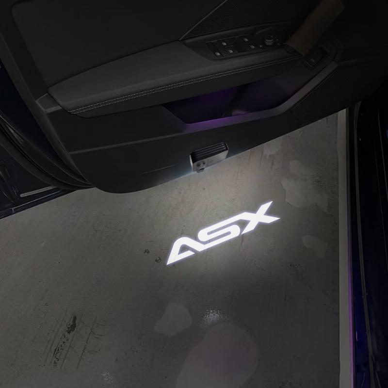 HD LED For Mitsubishi Outlander Pajero ASX Lancer EX Eclipse Cross Logo Car Door Courtesy Light HD Projector Welcome Lamp