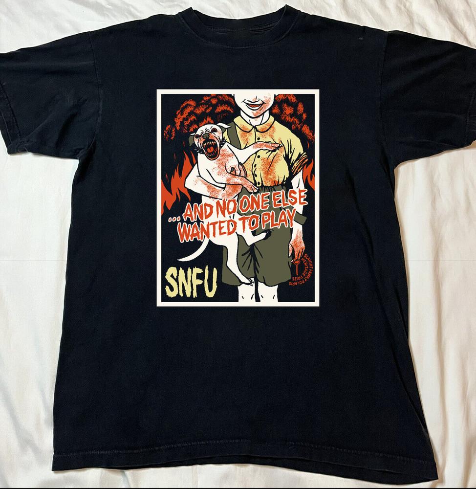 

RARE SNFU Band Black Cotton Unisex All size S-5XL Shirt AD309 Unisex T-Shirt XXXL