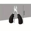 Professional Precision Nail Clippers for Thick & Ingrown Toenails Stainless Steel Cutters with Dead Skin Remover, Ergonomic Design