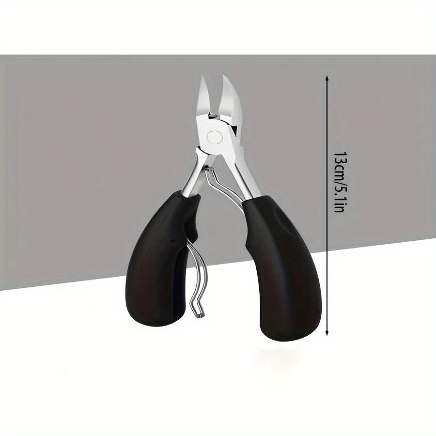 Professional Precision Nail Clippers for Thick & Ingrown Toenails Stainless Steel Cutters with Dead Skin Remover, Ergonomic Design