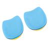 Heel Support Cups Shock Absorption Elastic Heel Pad Breathable Half Heel Insole for Pain Relief