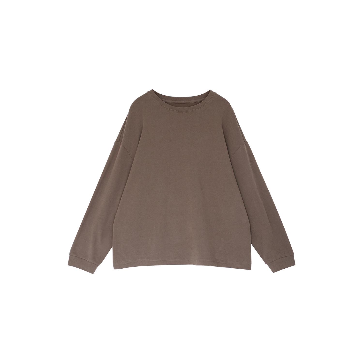 

Plus Size Women s Two-Tone Long Sleeve Fleece Pullover Top, Casual Solid Color T-Shirt for 2025 2XL (70-85 kg) кофейный