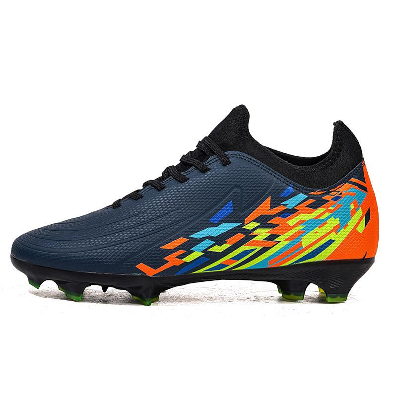 New Men Kids Soccer Shoes Cleats Football Boots Sports Long Studs Shoes for Training Competition