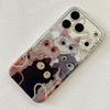 Cute Onlookers Cat Applicable Apple 16/17pro Mobile Phone Case IP15 Transparent Space Case 14 All-inclusive 13 Soft 12