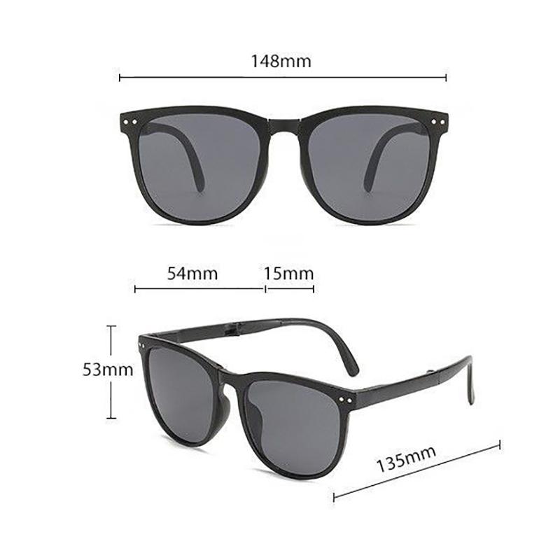 Foldable Sunglasses Square Frame For Men Women Folding Driving Eyewear Sun Glasses Outdoor Sunglasses