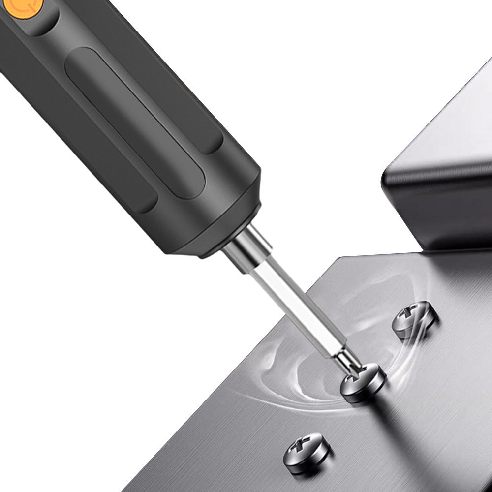 Mini Electric Screwdriver Kit Rechargeable Household Portable Cordless Hand Drill with Drill Bits Practical Home Repair Tool