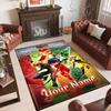Tappeto in Cristallo di Velluto Personalizzato con Nome e Testo, Tappeto Antiscivolo Miraculous Ladybug per Decorazione Domestica