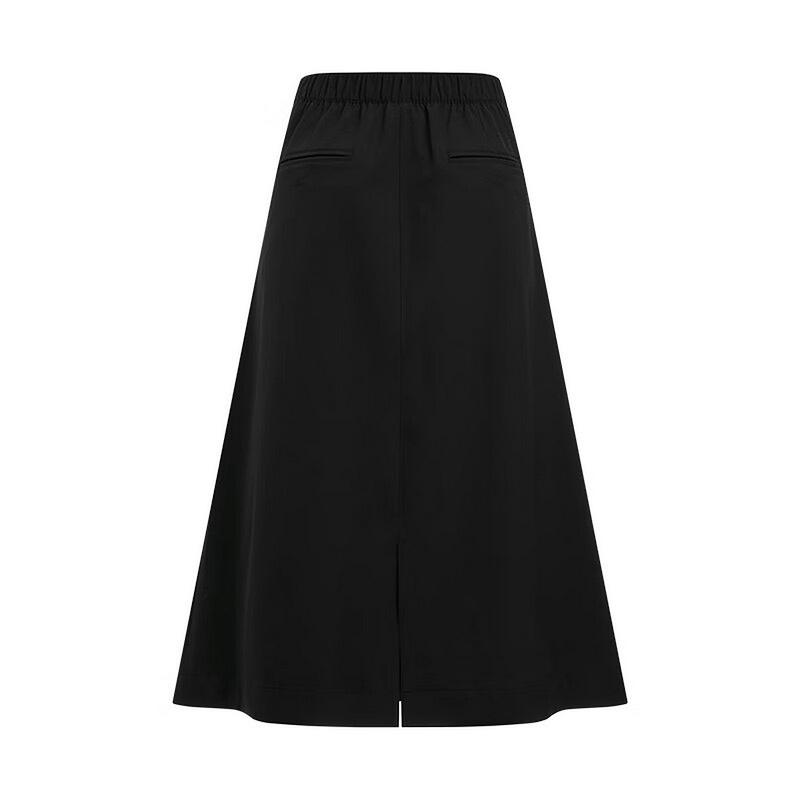 Under Armour Comfortable Sports Versatile Casual Long Skirt Women Skirts Black 1389310-001