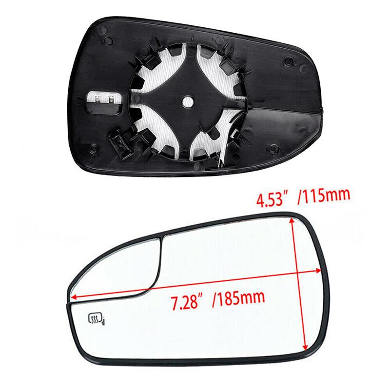 For 2013-2020 Ford Fusion Side View Mirror Glass Power Heated Left + Right