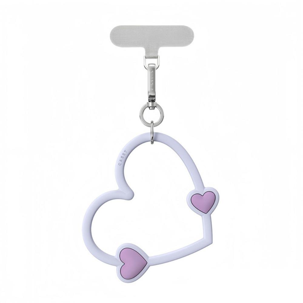 Around The Hand Mobile Phone Lanyard Big Heart Cell Phone Strap Phone Charm
