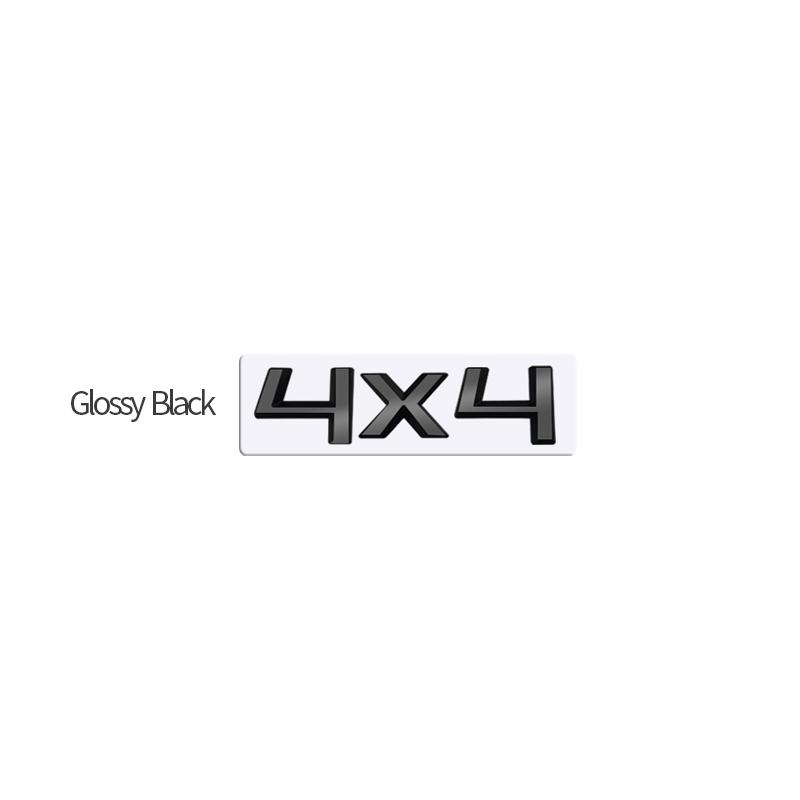 MetaL 3D Badge Logo Car Rear Trunk Body Sticker Letter Emblem For Skoda OCTAVIA 4X4 Accessories Glossy Black Matte black
