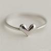 European And Korean Simple Love Peach Heart Ring Women, Minimalist And Sweet Daily Jewelry, Fashionable And Popular Ring