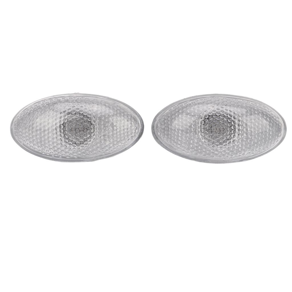 2PCS LED Side Indicator Repeater Light 632574 Side Marker Lamp Set Replacement for Peugeot 206 607 407 1007