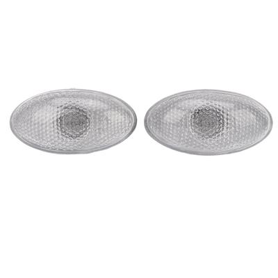2PCS LED Side Indicator Repeater Light 632574 Side Marker Lamp Set Replacement for Peugeot 206 607