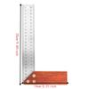 Multi Function Design Measuring Square Ruler 250mm Length Engineer Must-Have Tool  For Woodwork