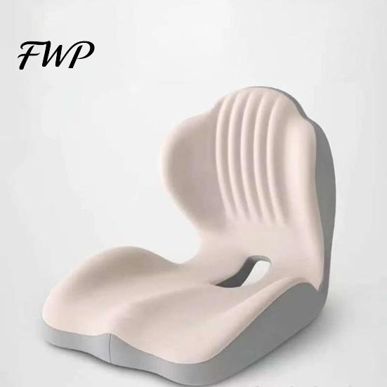 Poduszka na siedzisko z pianki memory Ergonomiczna poduszka z podparciem lędźwiowym, Oddychająca do krzesła biurowego, biurka i pośladków, Wysokiej gęstości Samochód Dom