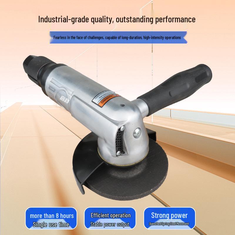 Gaobao 5" Industrial Pneumatic Angle Grinder 125mm Air-Powered Grinding & Polishing Tool