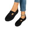 Women's Knit Slip-On Flats, Soft Comfortable Loafers, Plus Size Casual Spring Fall Shoes