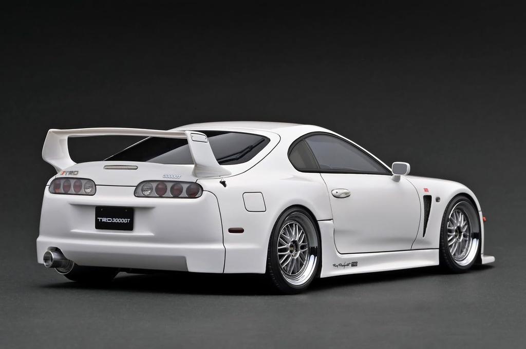 Ignition Model Toyota Supra TRD 3000GT White Finished Product IG3597 TK.Company 1/18 (A80)