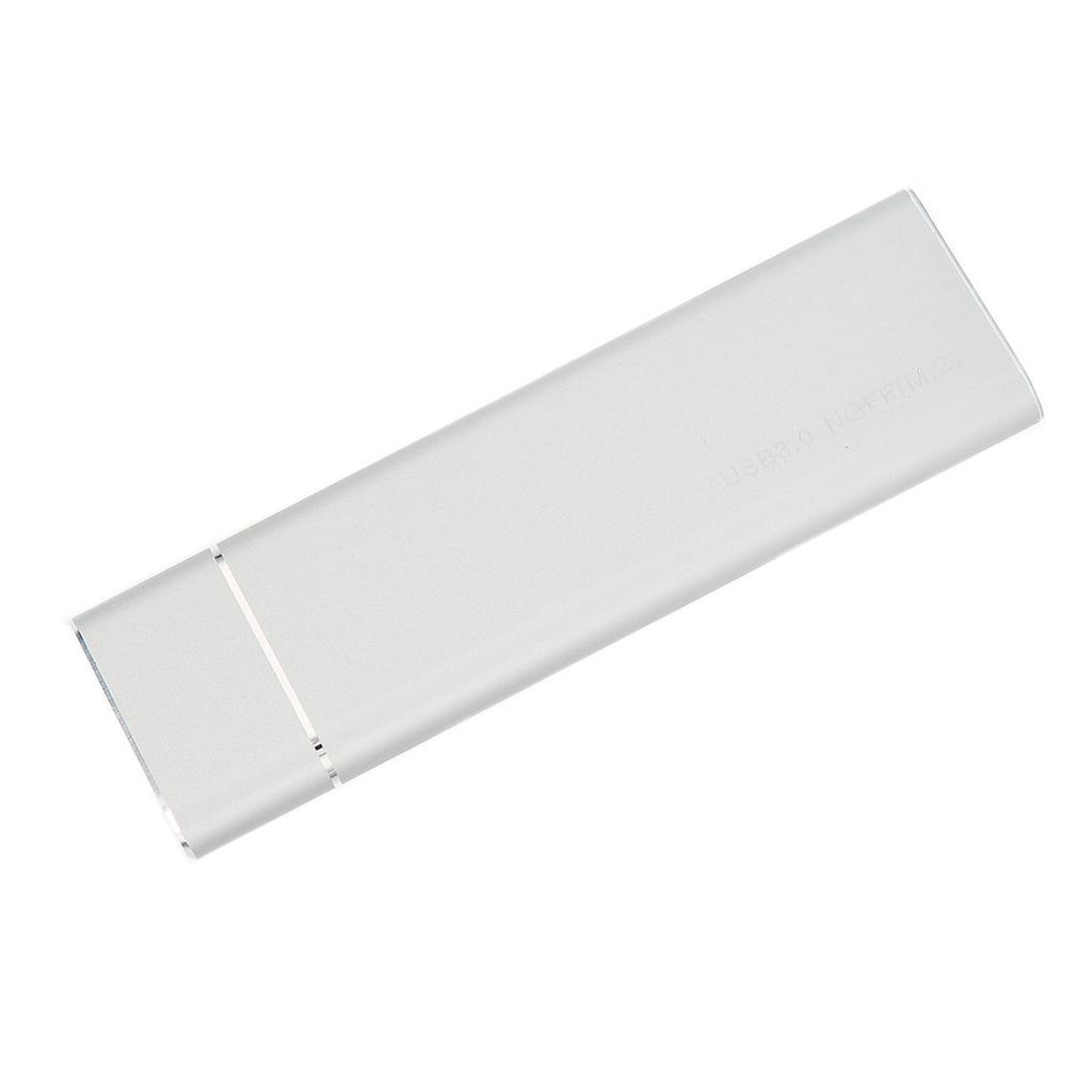 Hard Drive Enclosure M.2 NGFF To USB3.0 High Speed 5Gbps Portable Stable SSD Enclosure for Windows for OS XGrey  (Not