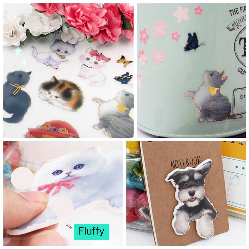 Petit Fancy Sevimli Hayvan Çıkartmaları 2 (Her Biri 10 Adet) - 29 Seçenek (Üç Boyutlu/Kore/Dekorasyon/Kendin Yap Scrapbooking)