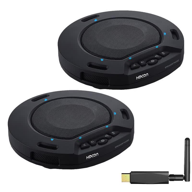 HDCON Wireless Video Conference System with Dual Mics & 3x Zoom (CN version)
