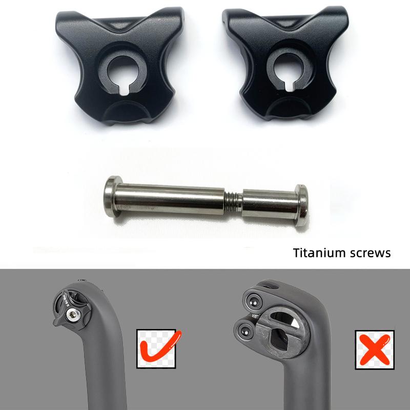 Carbon Seatpost Clamp Oval 7*9 / 7*10MM Carbon Saddle Rail Parts Seatpost Clamp Suitable For Emonda SLR Carbon Road Bike Use