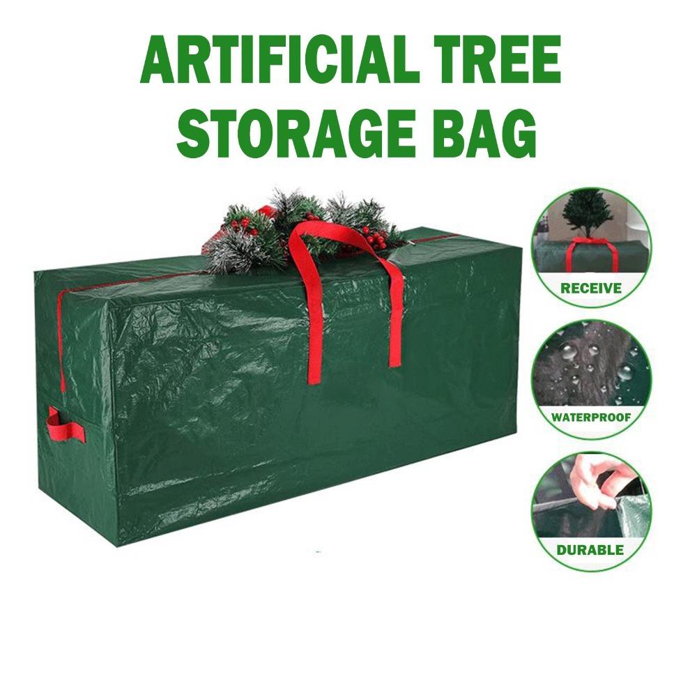 Zippered Christmas Tree Storage Bag Against Dust Christmas Wreath Sacks  Storing