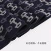 High-End British Soft Plaid Silk Wool Men's Scarves Autumn and Winter Thickened Wool Warm Scarf 30x180cm
