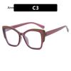 Retro Colorful Leopard Cat Eye Women TR90 Glasses Frame Clear Anti Blue Light Men Optical Eyewear Eyeglasses