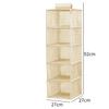 Hanging Closet Organizer Multi Shelf Fabric Storage Hanging Bag Wardrobe Storage Pouch for Clothes Underwear Sundries