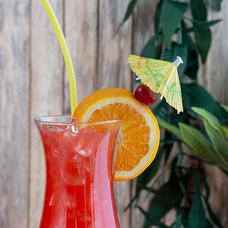 25pcs Flamingo Umbrella Pineapple Theme Disposable Plastic Straw Tropical Summer Beach Outdoor Camping Decoration Party Supplies