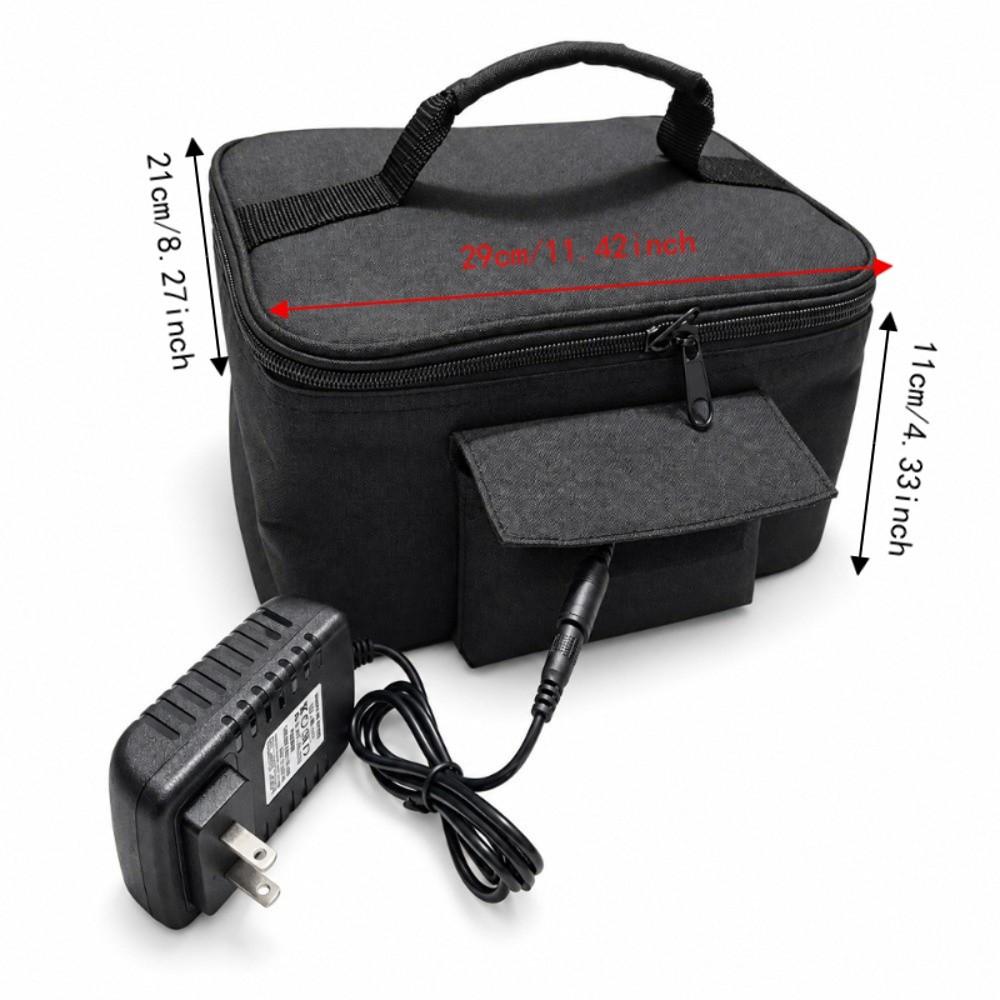 Constant Temperature Insulated Bag 70 degreeC Heated Lunch Bag Durable Car Heating Bag For Work