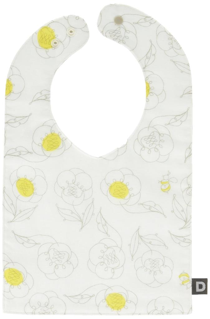 D BY DADWAY Pocket Gauze Bib / Bee Flower BBDB00401