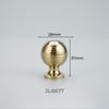 Solid Brass Spherical Cabinet Knob Single Hole Pull Handle for Modern Cabinets Drawers Wardrobes Home or Hotel Use
