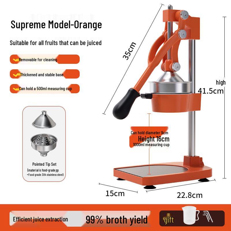 

Zhaoran Manual Stainless Steel Citrus Juicer
