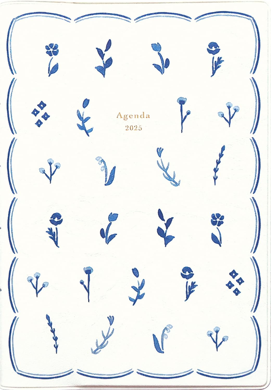 Ежемесячный планировщик ботанических образцов El Commune Matca, Январь 2025, Старт, B6, Месячный, Фарфор, DR-MG-506