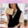 Wool Blend Sleeveless Knit Sweater Vest With V Neck For Women Autumn Winter Fashion