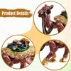 Camel Figurine Enameled Jewelry Box Case Multipurpose Alloy Art Decor Trinket Treasure