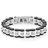 Stainless Steel Waterproof Anti Non Tarnish Personalized Hip Hop Fine Fashion Jewelry Punk Men's Biker Chain Bracelet