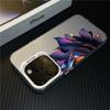 Purple Lotus Applies To Apple 16promax Mobile Phone Case 15 Anti-drop iPhone14 Protective Case 13 Creative Personality