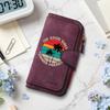 Vintage Palm Tree Purse Good Vibes Summer Paradise Wallet Fashion Casual Card Holder Forever Long Wallet