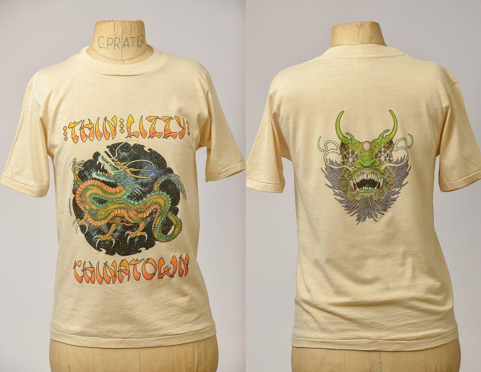 1980 Thin Lizzy Chinatown Album Front and Back Print T-Shirt TT6996 Unisex T-Shirt XXXXL